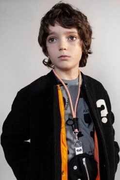 Beau Loves Wonderland Long Sleeve Jersey T-Shirt -Little Boys Clothes Sales 1 Black Bomber