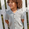Boys Shirt Miles Navy Stripe Button Down -Little Boys Clothes Sales 1 Navystripebuttondownshirt