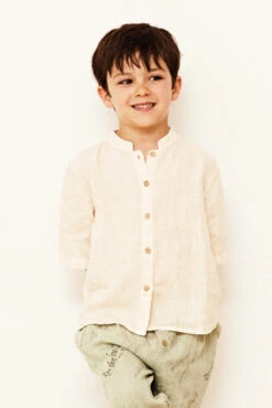 Yellow Pelota Hawaiian Boys Shirt