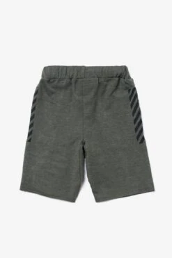 Boys Shorts OMAMImini Olive Terry -Little Boys Clothes Sales 1 olive short b