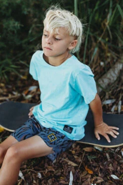 Boys T-Shirt Munster Kids Washed Out Aqua -Little Boys Clothes Sales 1blueteeb 10303f40 519c 42fc a144 8277f4c8fa3f