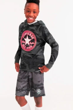 Boys Shorts Converse Chuck Mesh - Black Camo (Size 14/16 Left)