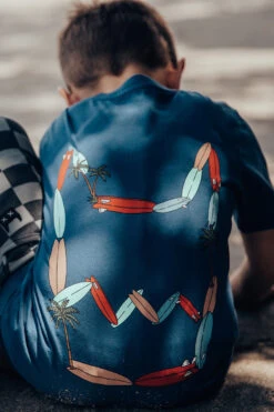 Boys T-Shirt Munster Kids Island Way Dark Denim -Little Boys Clothes Sales 1islandwaybluea