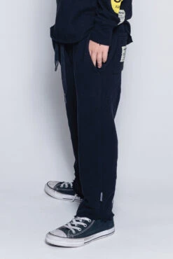 Nununu Skull Patch Smart Kids Pants - Black -Little Boys Clothes Sales 1loosepantblackh