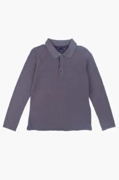 Eddie Pen Nemo Boys Polo Shirt - Lead Grey