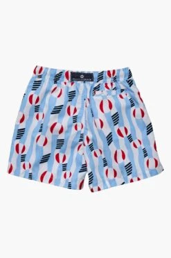 Boys Swim Snapper Rock Beach Bounce Sustainable Volley -Little Boys Clothes Sales BEACH BOUNCE SUSTAINABLE VOLLEY BOARD SHORT back enhanced