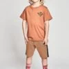 Boys Shorts Munster Kids Down The Line -Little Boys Clothes Sales MK211TS04 TAN BACK enhancedA