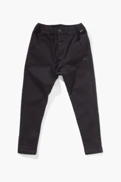 Boys Pants Munster Kids Beam 2 Pant - Washed Black -Little Boys Clothes Sales MK222PA03 BLK FRONT enhanced