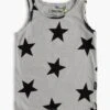 Nununu Star Kids Tank Shirt - Ice Grey -Little Boys Clothes Sales Star Kids Flat Grey Flat 1 enhanced