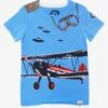 Mini Shatsu Vintage Airplane Boys T-Shirt (Size 8 Left) 2 Mini Shatsu Vintage Airplane Boys T-Shirt (Size 8 Left) -Little Boys Clothes Sales airplane