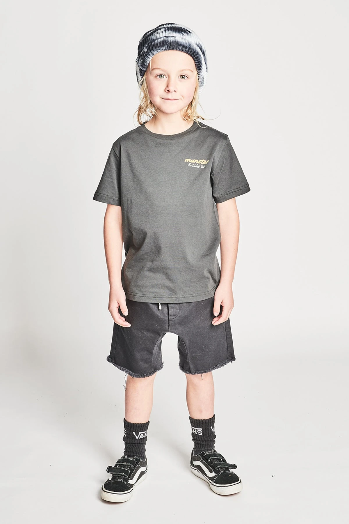 Boys Shorts Munster Kids Atlantic - Washed Black 3 Boys Shorts Munster Kids Atlantic - Washed Black
