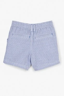 Boys Shorts Hatley Blue Stripes Woven (Size 3 Left) -Little Boys Clothes Sales blue stripes woven boys shorts 2 ile royale