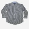 Toobydoo Classic Button Down Boys Shirt (Size 7 Left) -Little Boys Clothes Sales boys striped button