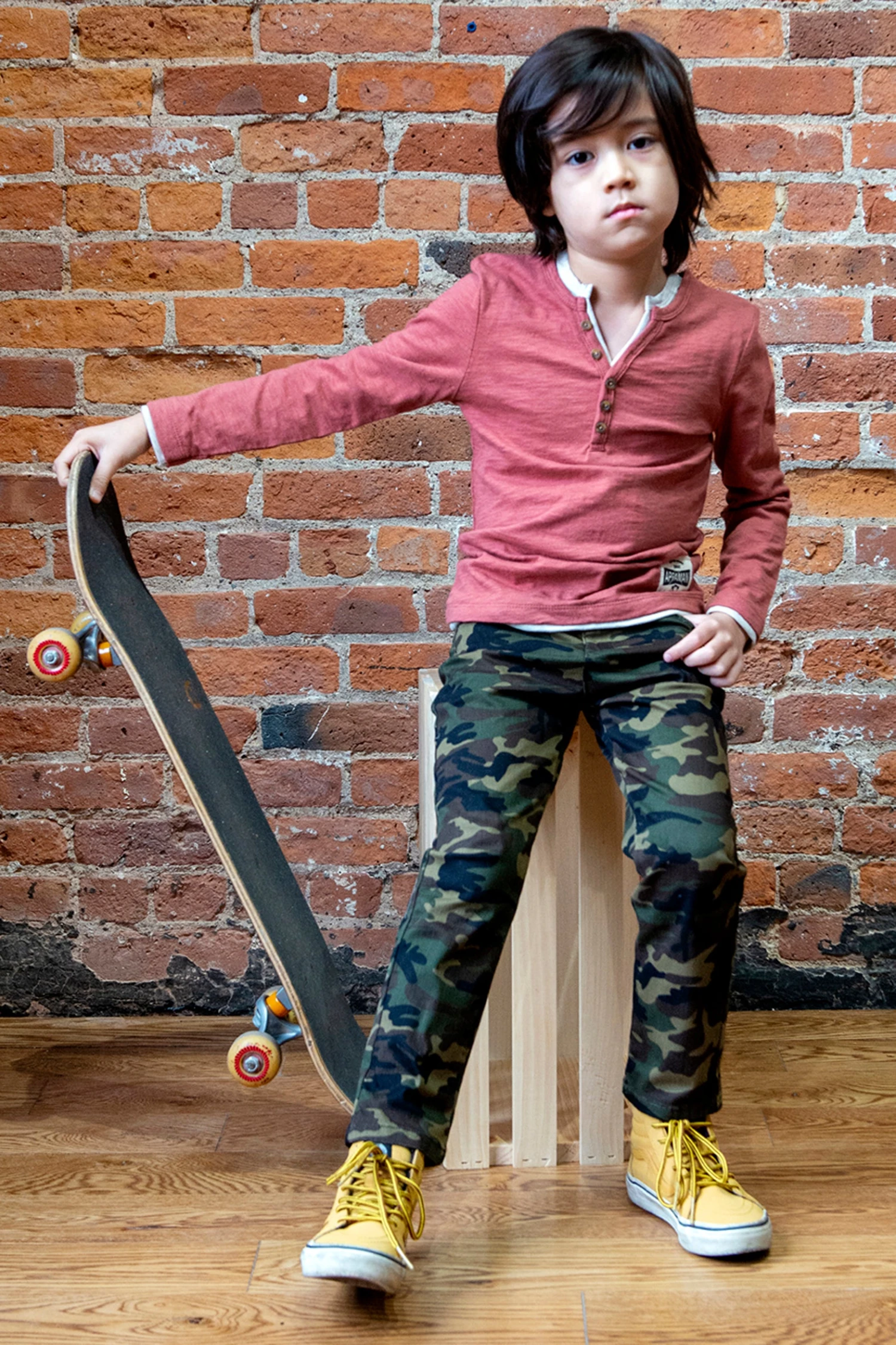 Boys Shirt Appaman Camden - Clay 4 Boys Shirt Appaman Camden - Clay - Image 2