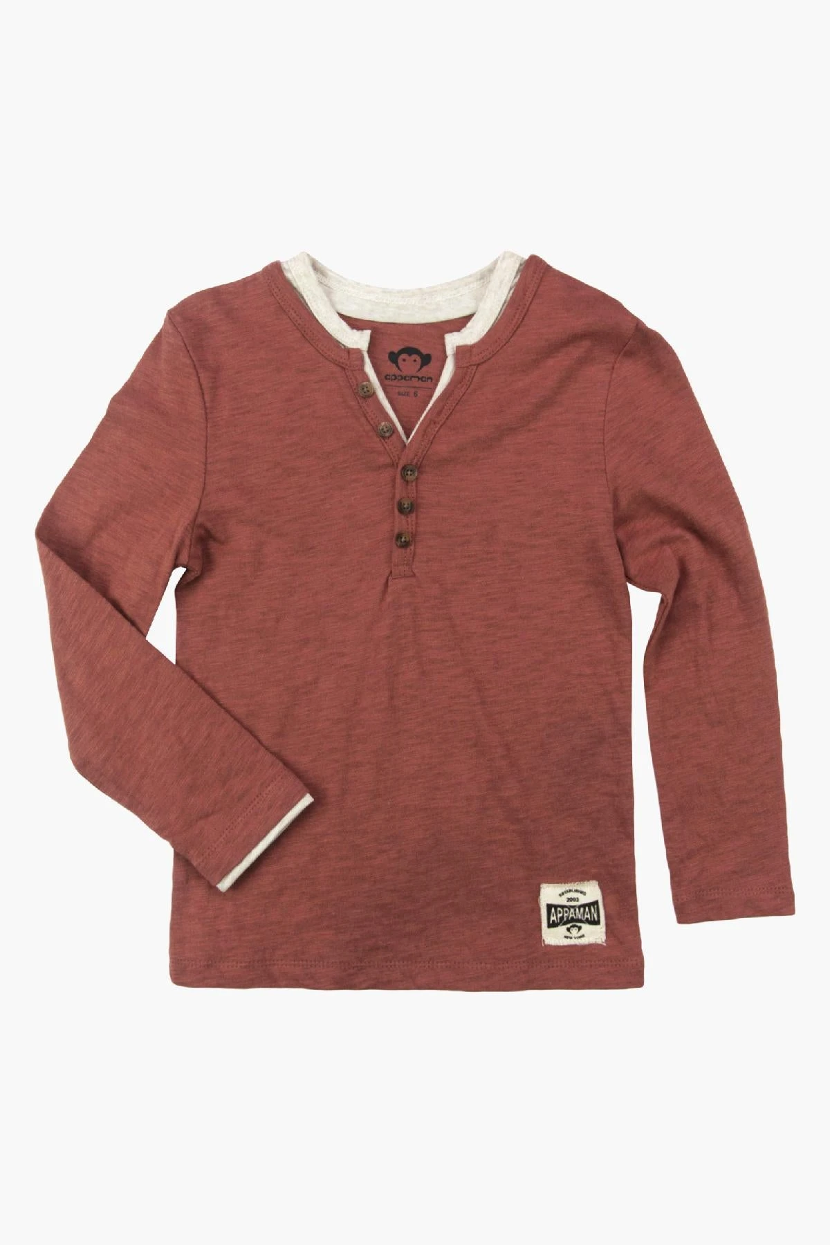 Boys Shirt Appaman Camden - Clay 5 Boys Shirt Appaman Camden - Clay - Image 3