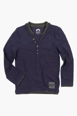 Appaman Camden Kids Shirt - Peacoat (Size 4 Left)