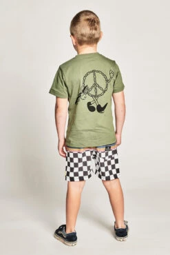 Boys Shorts Munster Kids Checkmate (Size 16 Left) -Little Boys Clothes Sales checkmate 1 black sand