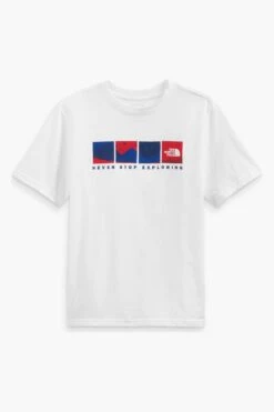 North Face Exploring Kids T-Shirt - White