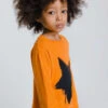 Boys Shirt Nununu Falling Star -Little Boys Clothes Sales falling star 1 orange