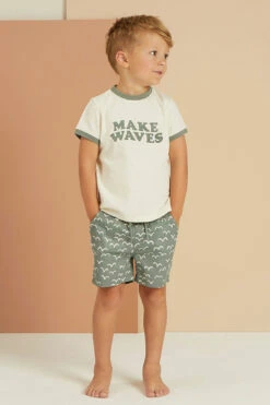 Boys Swim Rylee + Cru Flock Boardshort