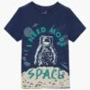 Kids T-Shirt Peek Kids Give Me Some Space -Little Boys Clothes Sales give me some space kids t shirt 1 navy
