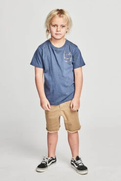 Boys T-Shirt Munster Kids Island Way Dark Denim -Little Boys Clothes Sales island way dark denim 1 dark denim