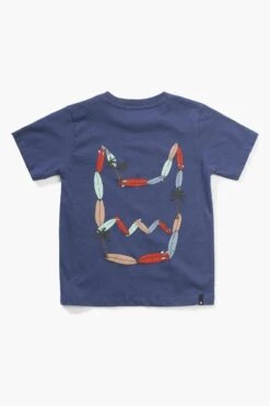 Boys T-Shirt Munster Kids Island Way Dark Denim -Little Boys Clothes Sales island way dark denim 4 dark denim