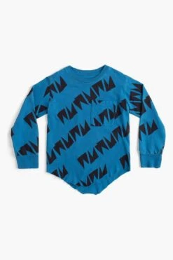 Boys Shirt Nununu Long Sleeve - Blue 7 Boys Shirt Nununu Long Sleeve - Blue -Little Boys Clothes Sales long sleeve blue 3 blue