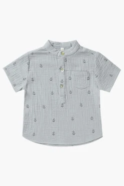 Boys Shirt Rylee + Cru Mason Anchor
