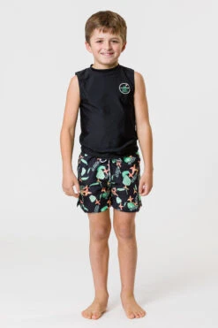 Boys Swim Snapper Rock Neon Rainforest Volley Board Shorts 8 Boys Swim Snapper Rock Neon Rainforest Volley Board Shorts -Little Boys Clothes Sales neon rainforest volley board swim shorts 2 black