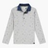 Jean Bourget Video Game Boys Polo Shirt -Little Boys Clothes Sales printed boys polo shirt new 2
