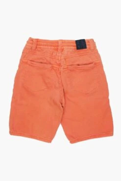 Boys Shorts IKKS Pull-Up - Tangerine -Little Boys Clothes Sales pull up boys shorts tangerine 2 tangerine