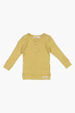 MarMar Copenhagen Ribbed Boys Shirt - Hay -Little Boys Clothes Sales ribbed boys shirt hay 3 hay