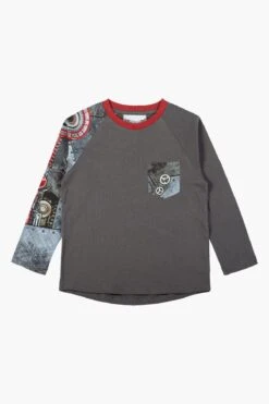 Paper Wings Robot Arm Kids T-Shirt (Size 3 Left) -Little Boys Clothes Sales robot arm t shirt 2 grey