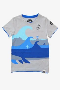 Mini Shatsu Shark Whale Boys T-Shirt -Little Boys Clothes Sales shark a