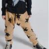 Boys Pants Nununu Star Baggy - Mocha -Little Boys Clothes Sales star baggy mocha 1 mocha