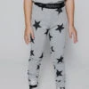 Nununu Star Logo Kids Leggings -Little Boys Clothes Sales star logo girls leggings 1 heather grey