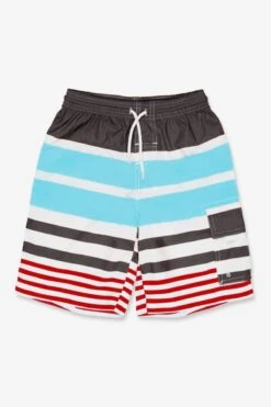 Boys Swim Stripe Board Shorts