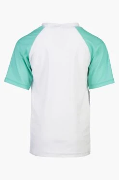 Boys Swim Snapper Rock Sustainable Kids Rashguard (Size 3 Left) -Little Boys Clothes Sales sustainable short sleeve kids rashguard 2 white mint