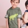 Hatley T-Rex Boys Hoodie -Little Boys Clothes Sales t rex boys hoodie 1 green