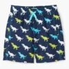 Boys Swim Hatley T-Rex Trunks (Size 2 Left) -Little Boys Clothes Sales t rex boys swim trunks 1 dark blue