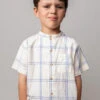Boys Shirt MarMar Copenhagen Theodor Blue Check -Little Boys Clothes Sales theodor blue check 4 blue check