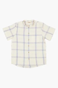 Boys Shirt MarMar Copenhagen Theodor Blue Check -Little Boys Clothes Sales theodor blue check 6 blue check
