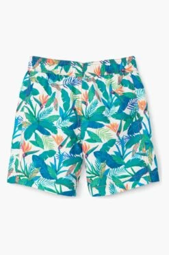 Boys Swim Hatley Tropical Paradise Trunks 7 Boys Swim Hatley Tropical Paradise Trunks -Little Boys Clothes Sales tropical paradise boys swim trunks 3 white